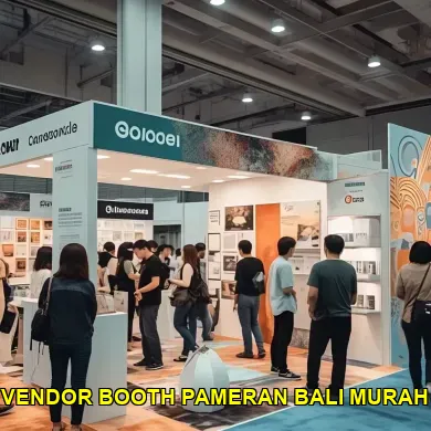 vendor booth pameran bali murah